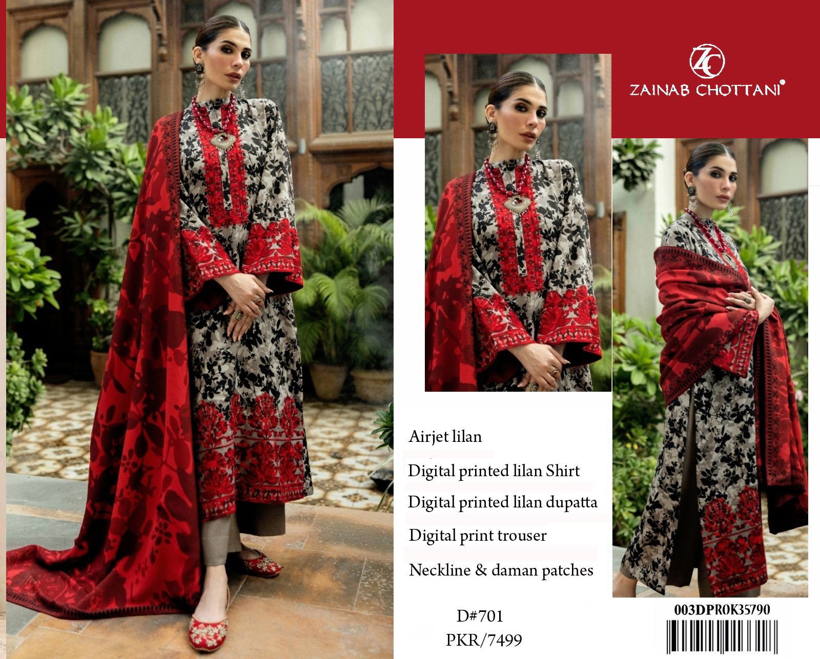 Diamond Linen for Winters 3pc SS08251249