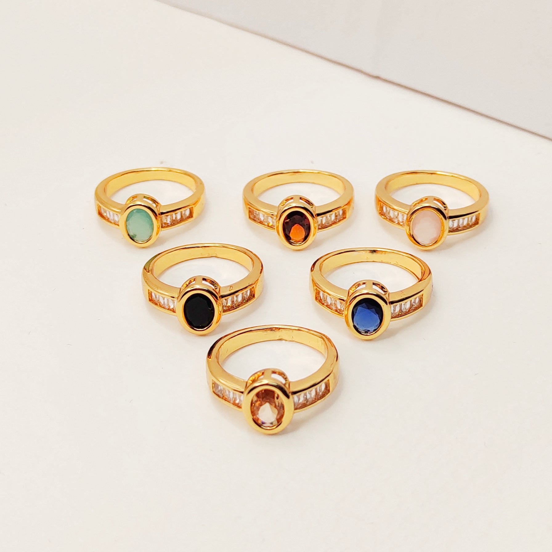 The Gull Blue Sapphire Imitation Ring NM53751