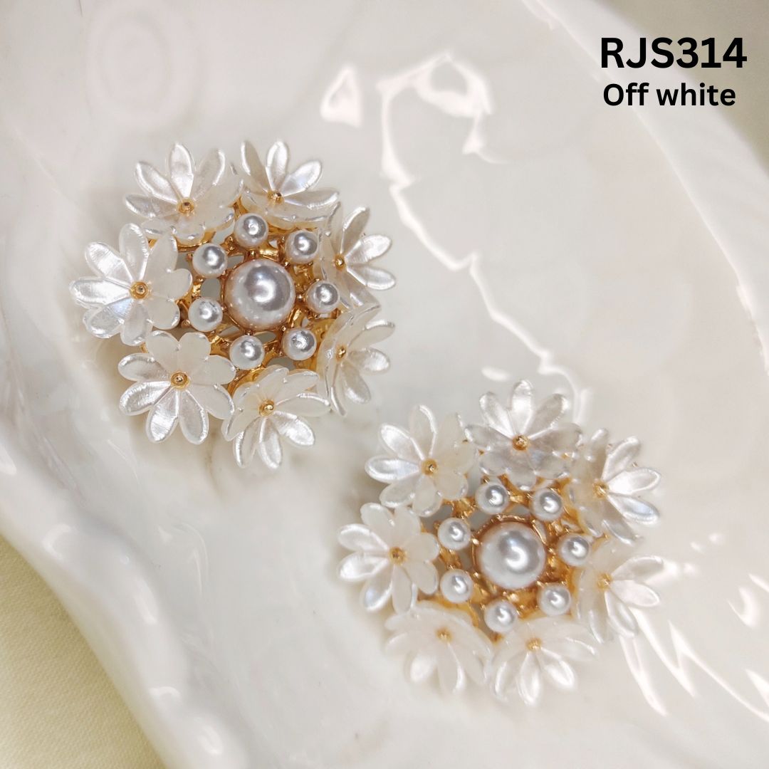 Flowers with Pearls RJS314