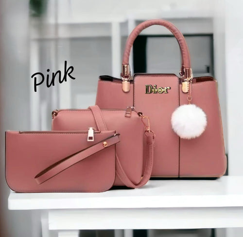 Christian Dior 3Pcs Handbag S&B08150359