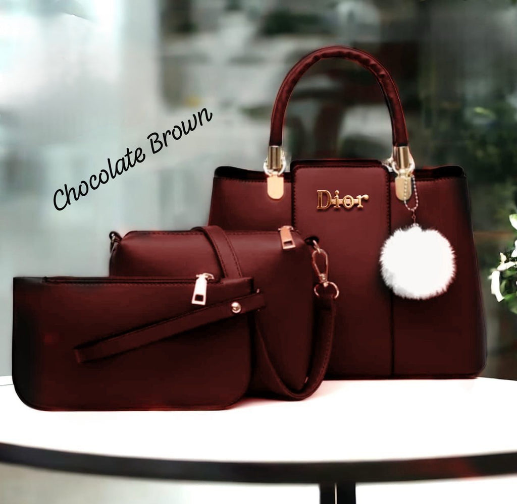 Christian Dior 3Pcs Handbag S&B08150359