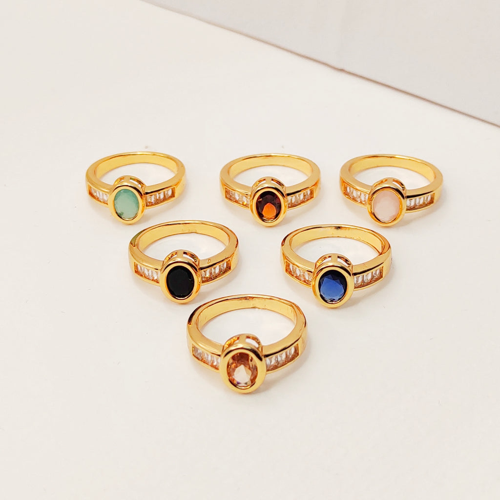 The Gull Blue Sapphire Imitation Ring NM53751