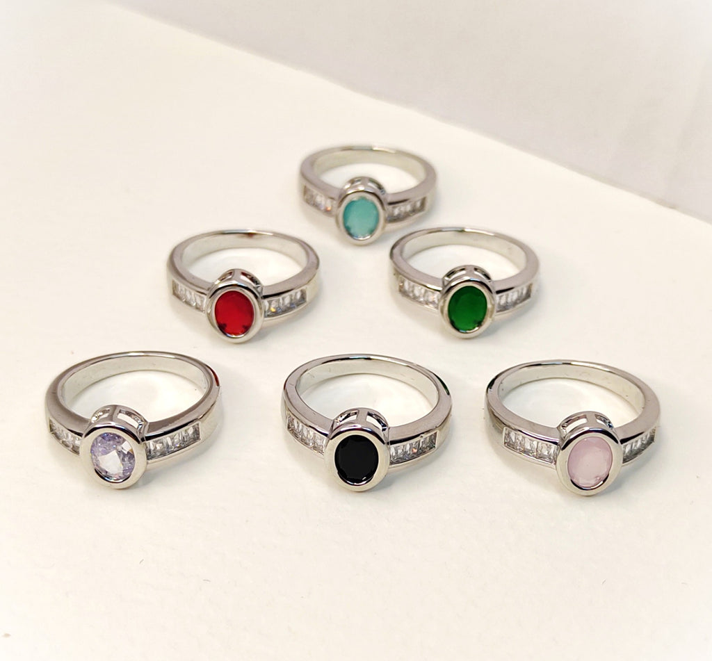 The Gull Blue Sapphire Imitation Ring NM53751