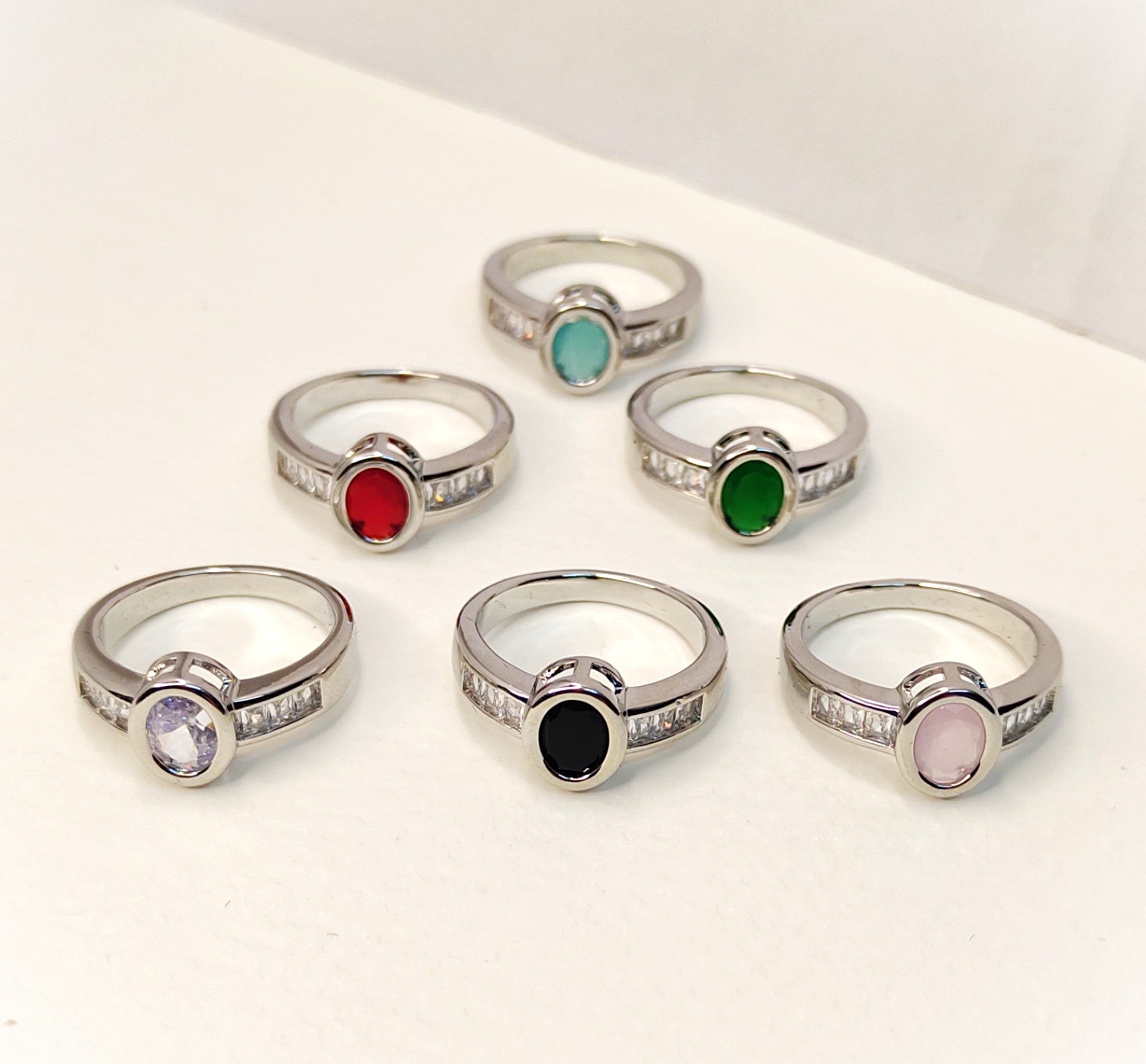 The Gull Blue Sapphire Imitation Ring NM53751