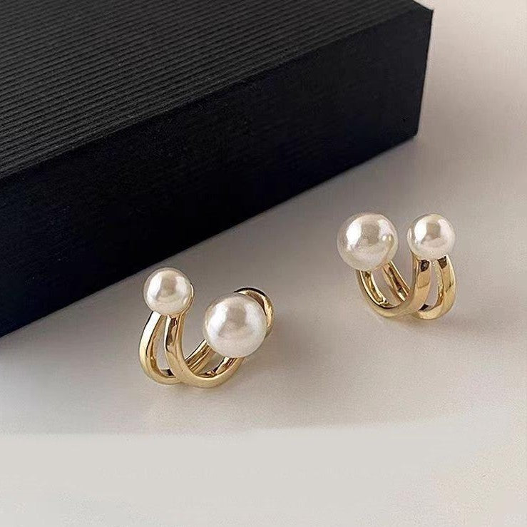 Korean Style Vintage Pearl Earrings