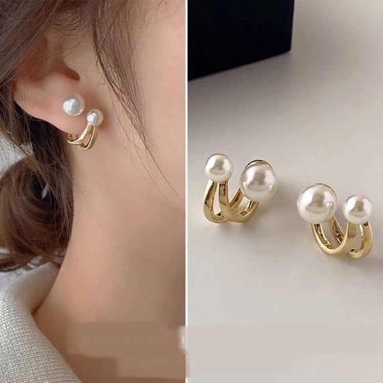 Korean Style Vintage Pearl Earrings