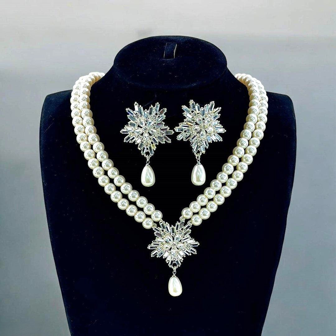 Tear Flower Pearl Mala SWS5399